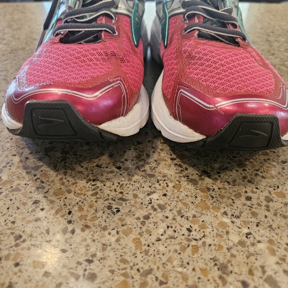 Brooks Ravenna 7 Running Shoe SZ 7 Pink Teal Sneakers Kicks Training Comfort - Picture 4 of 9